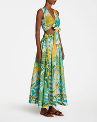 Jupe longue Ombretta - Green