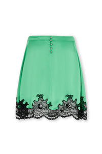 Bright Green Jupe - Bright Green