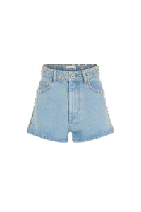 Light Blue Denim Short - Light Blue Denim