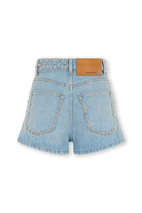 Light Blue Denim Short - Light Blue Denim