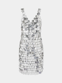 MIXTE   Robe à pastilles scintillantes - Silver