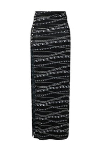 Silver Punk Chain Jupe - Silver Punk Chain