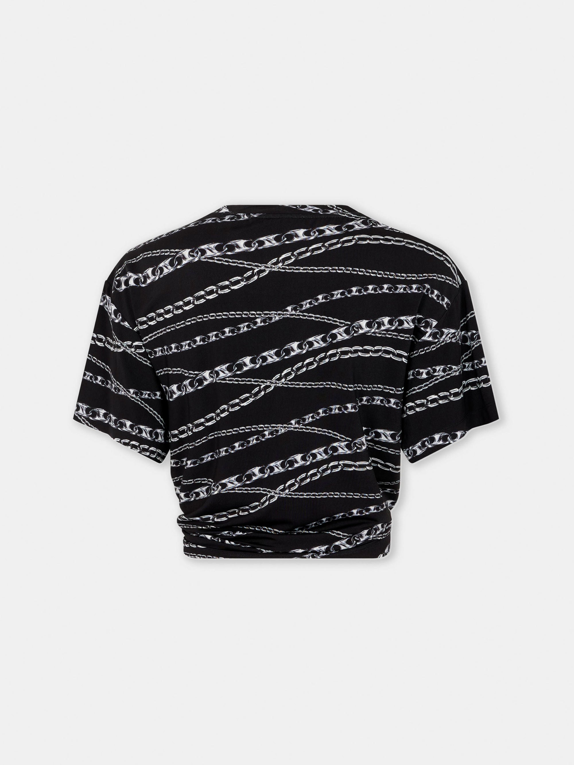 Silver Punk Chain T-shirt - Silver Punk Chain