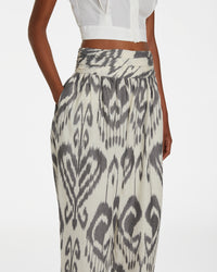 Levante print trousers - Gray