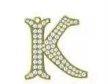 NEW_14QTYrefco   Charms Strass K - Silver & Strass