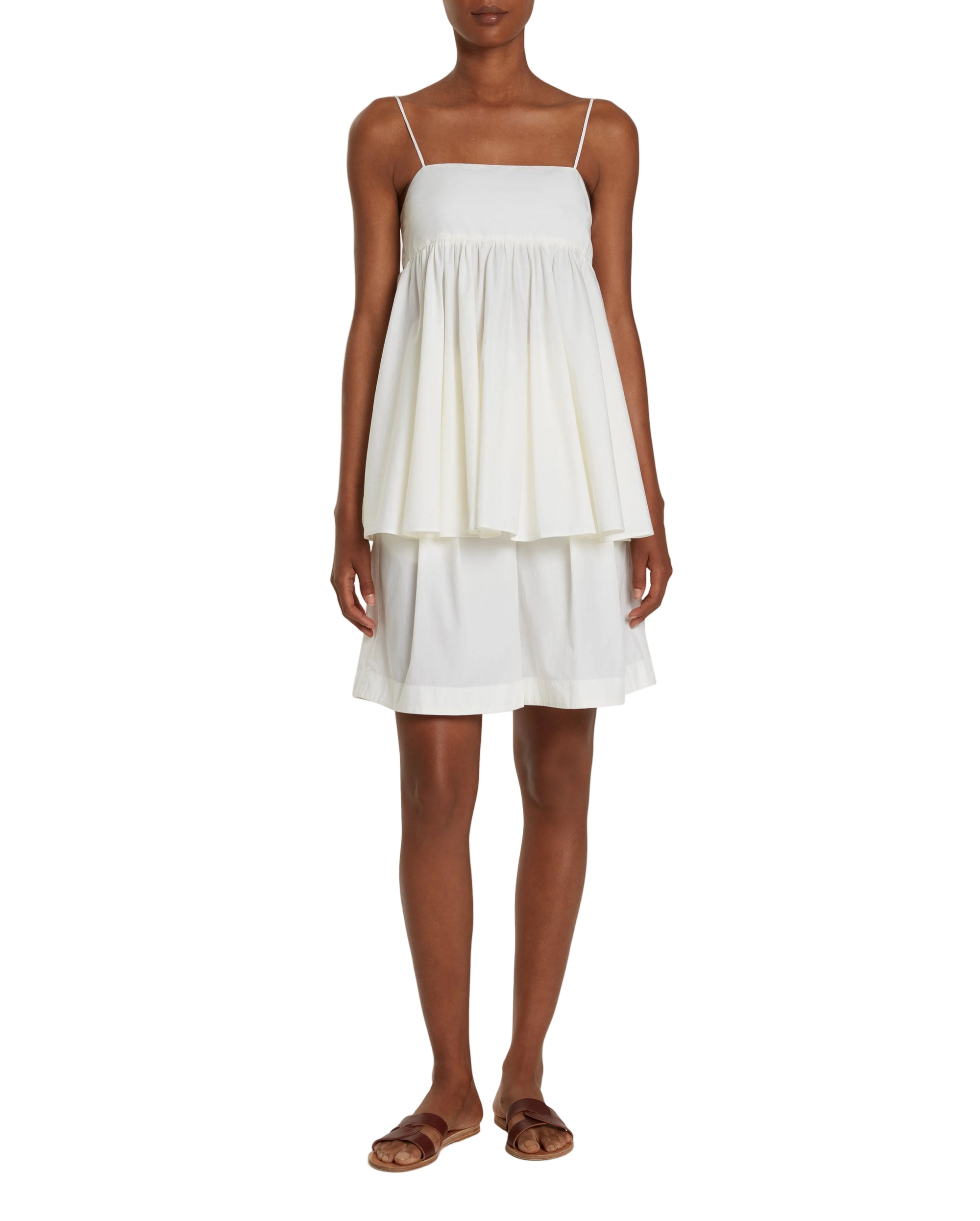 Giorgia blouse with straps - Milk