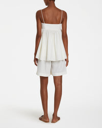 Giorgia blouse with straps - Milk