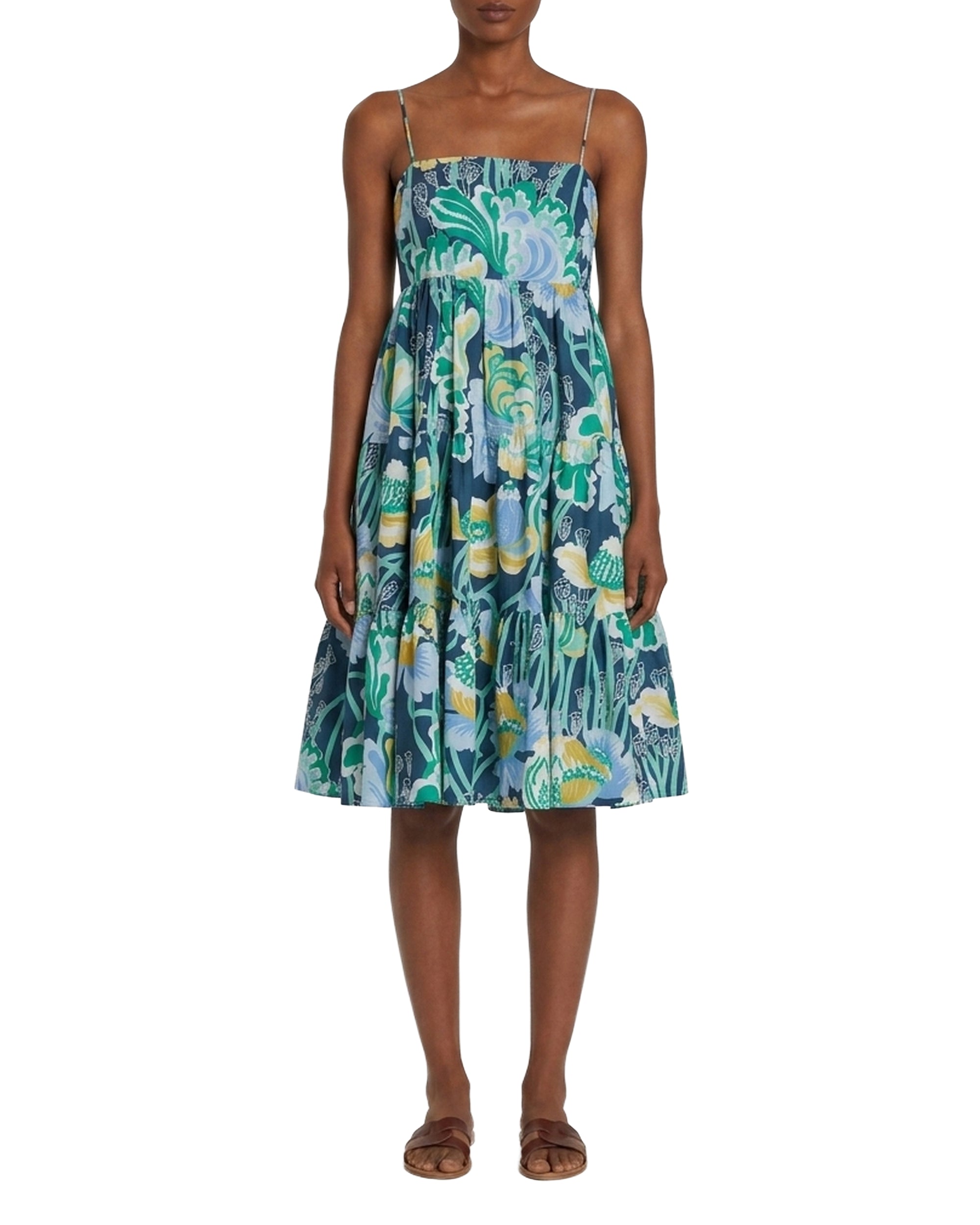 Robe midi Elena - Blue