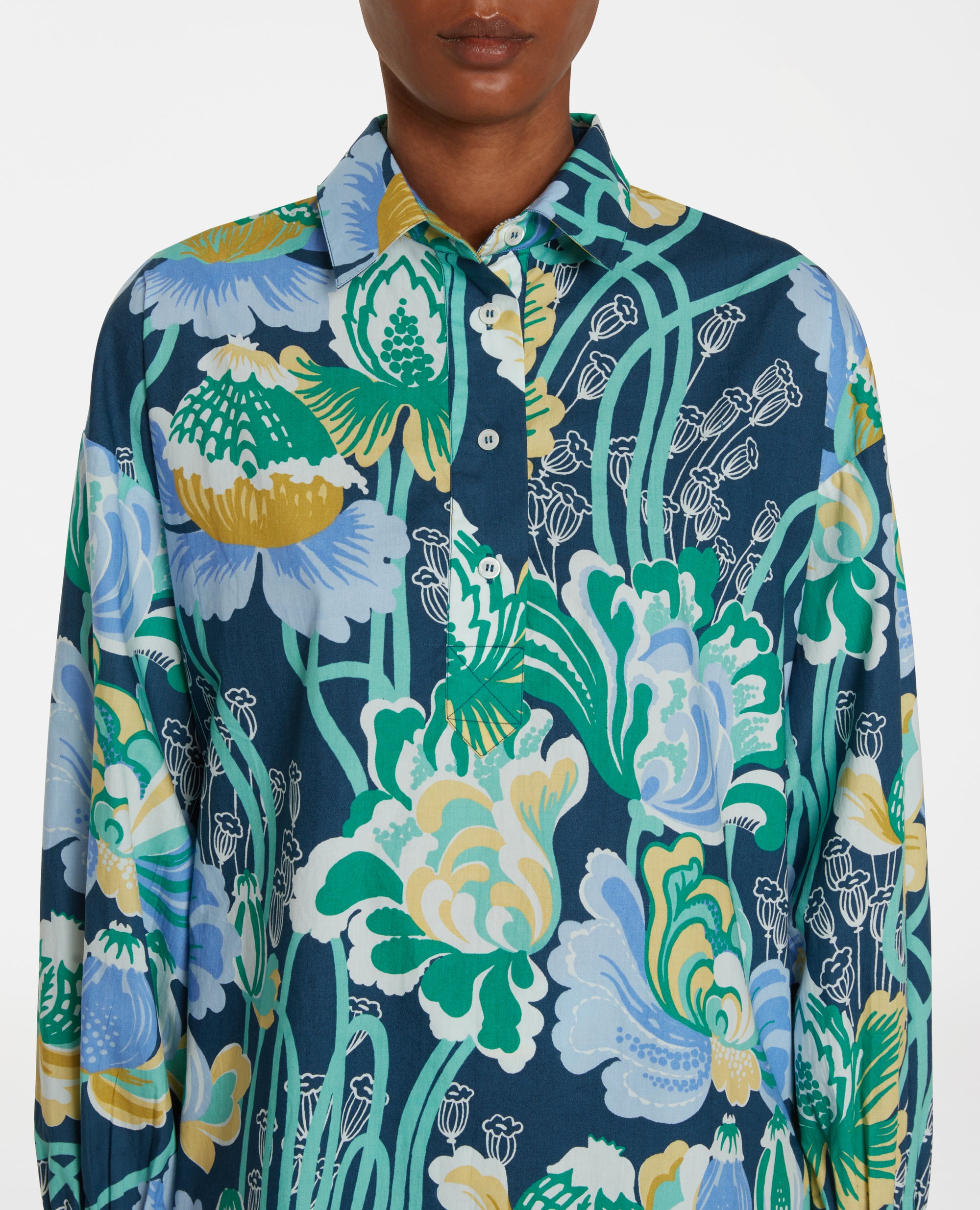 Long Shirt - Blue
