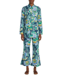 Veruschka print jacket - Blue