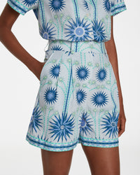 Short Beatrice à imprimé - Blue