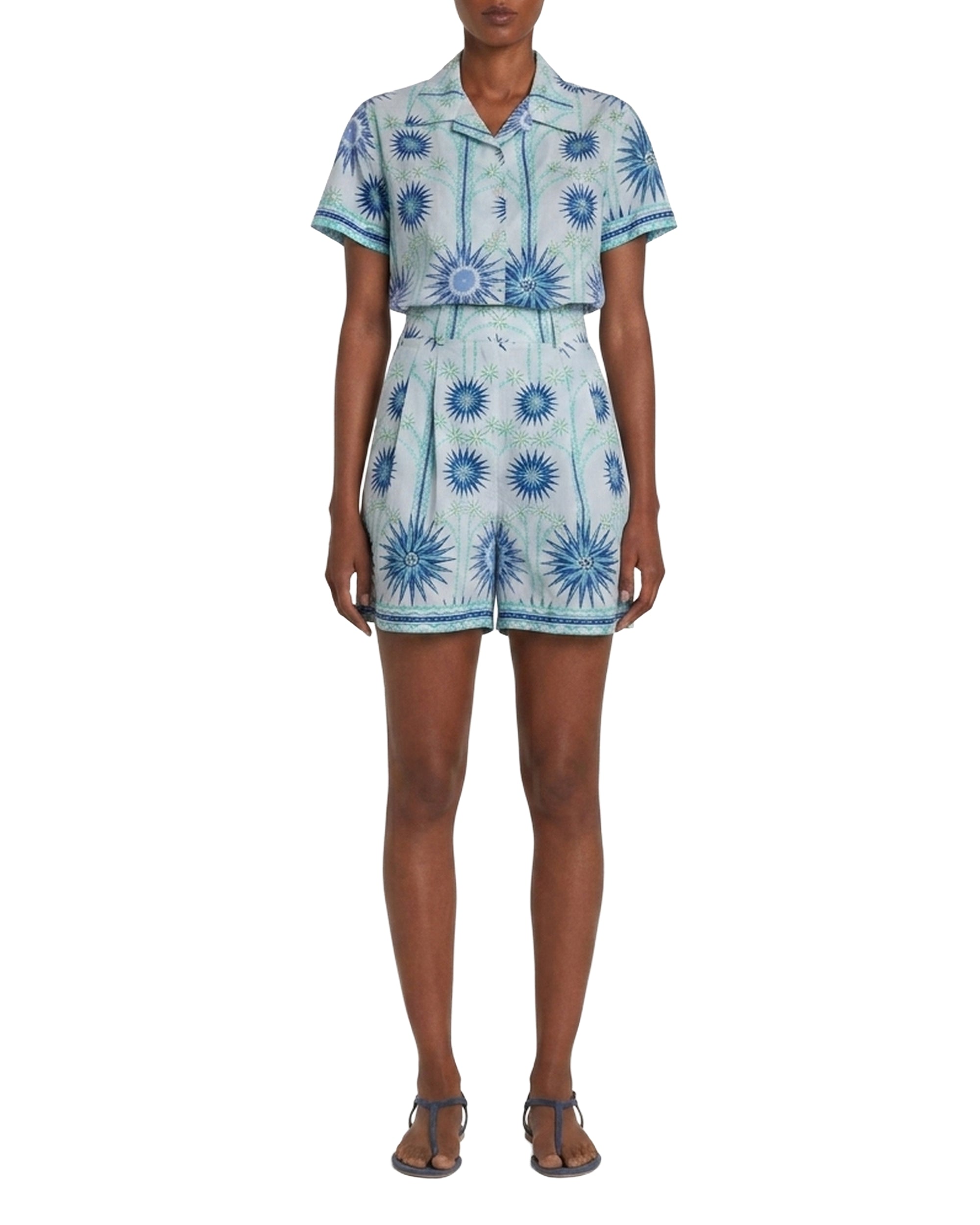 Short Beatrice à imprimé - Blue