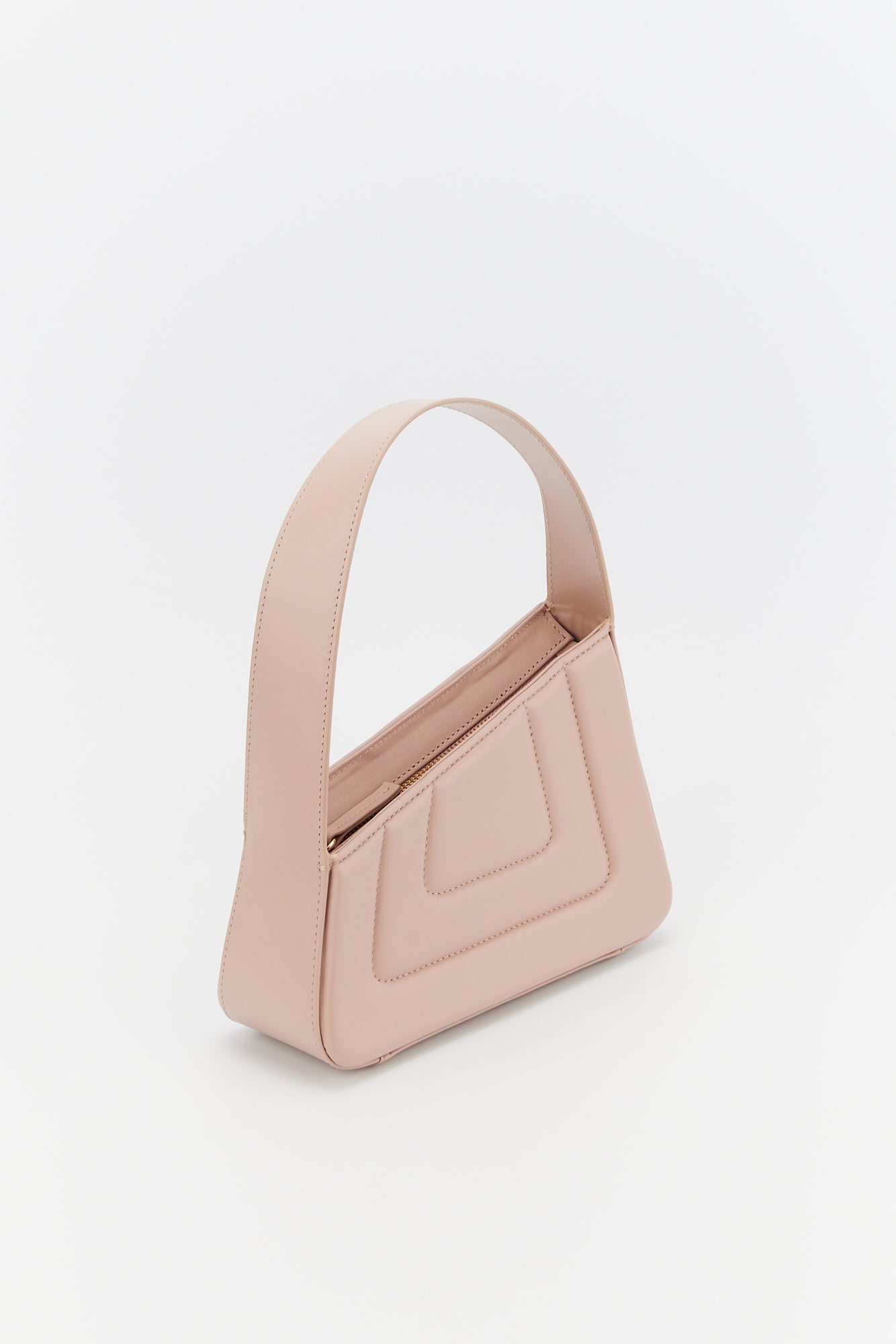 NUDE ALBERT SMALL QUILTED Mini-sac asymétrique en cuir matelassé