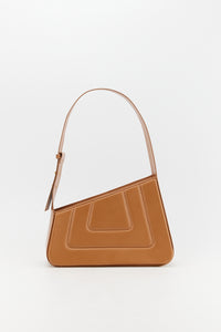 TABACCO ALBERT MEDIUM QUILTED Sac matelassé en cuir asymétrique