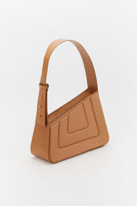 TABACCO ALBERT MEDIUM QUILTED Sac matelassé en cuir asymétrique