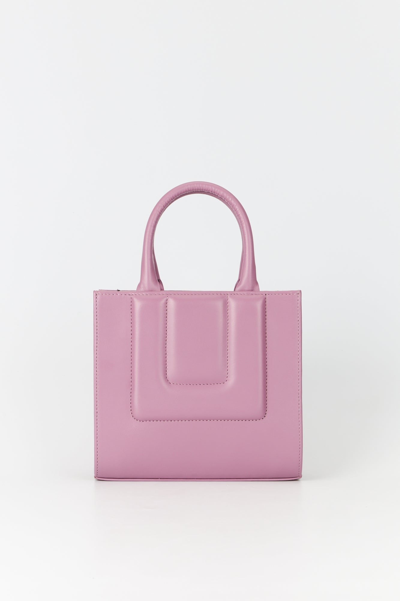 LILAC SMALL SOL TOTE QUILTED petit sac fourre-tout structuré en cuir