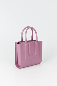 LILAC SMALL SOL TOTE QUILTED petit sac fourre-tout structuré en cuir