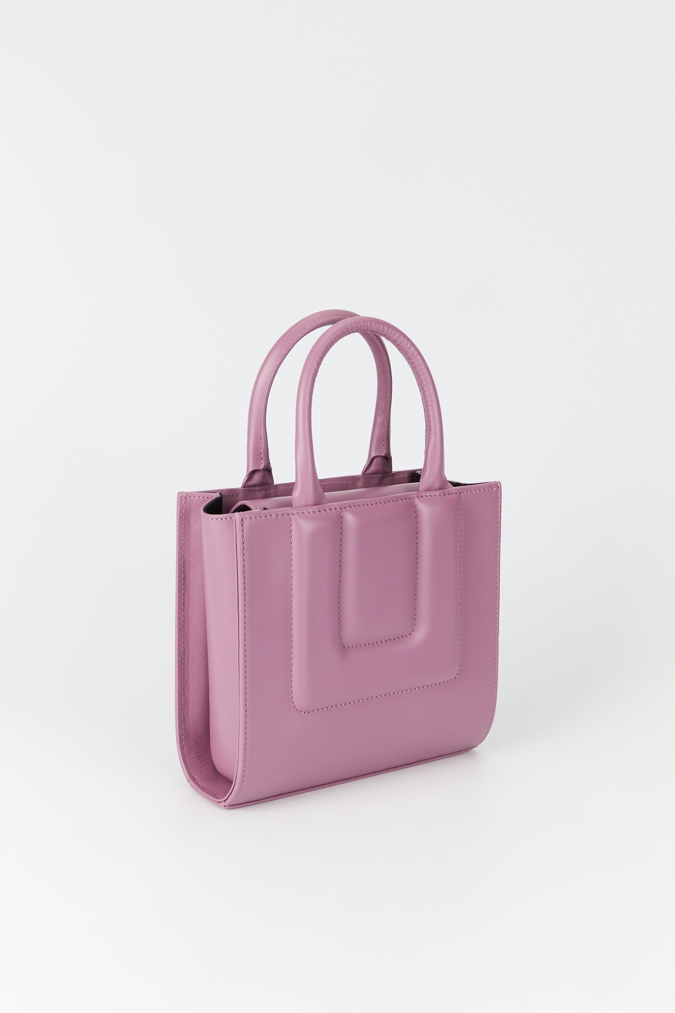 LILAC SMALL SOL TOTE QUILTED petit sac fourre-tout structuré en cuir