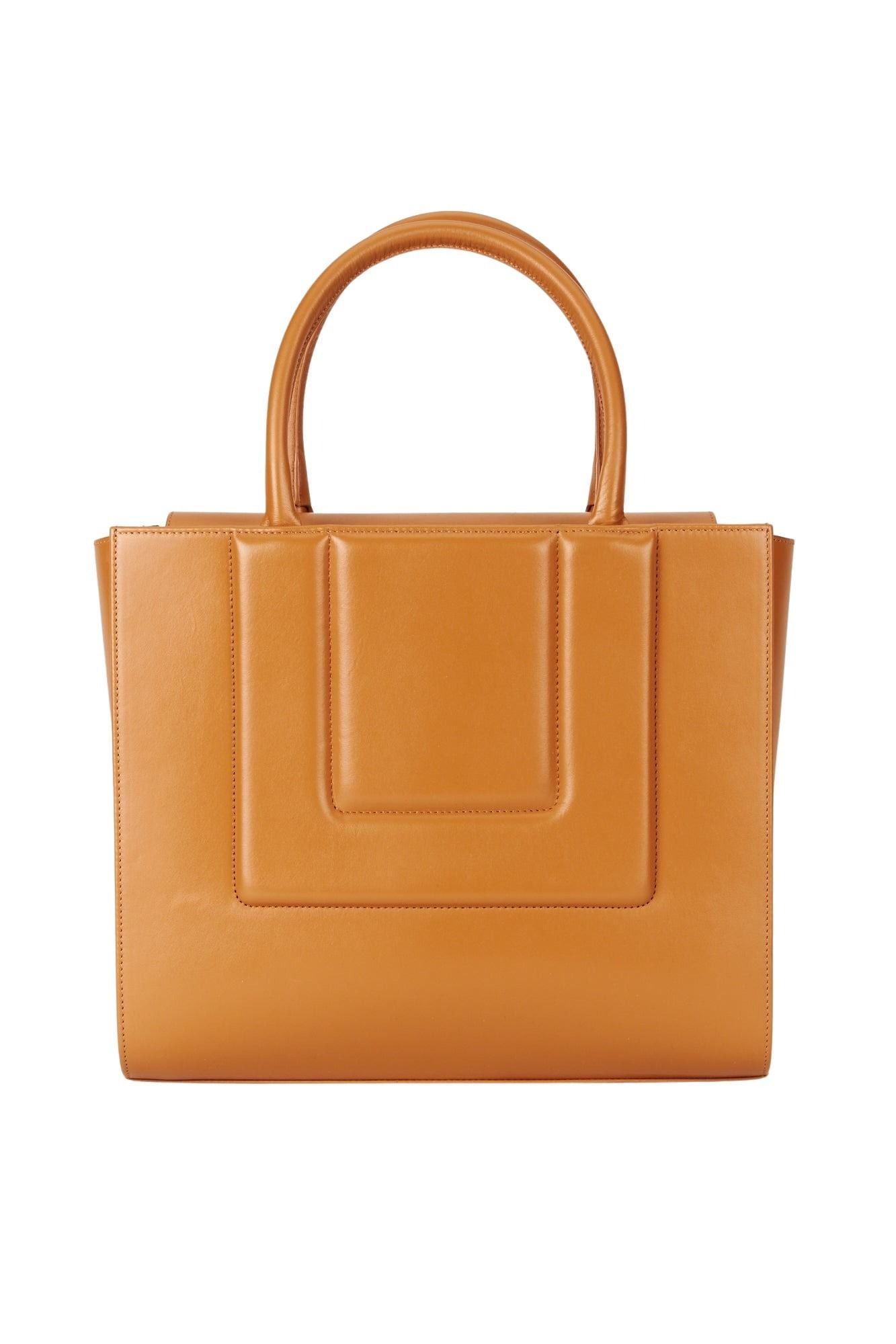 TABACCO MEDIUM SOL TOTE QUILTED sac fourre-tout structuré en cuir