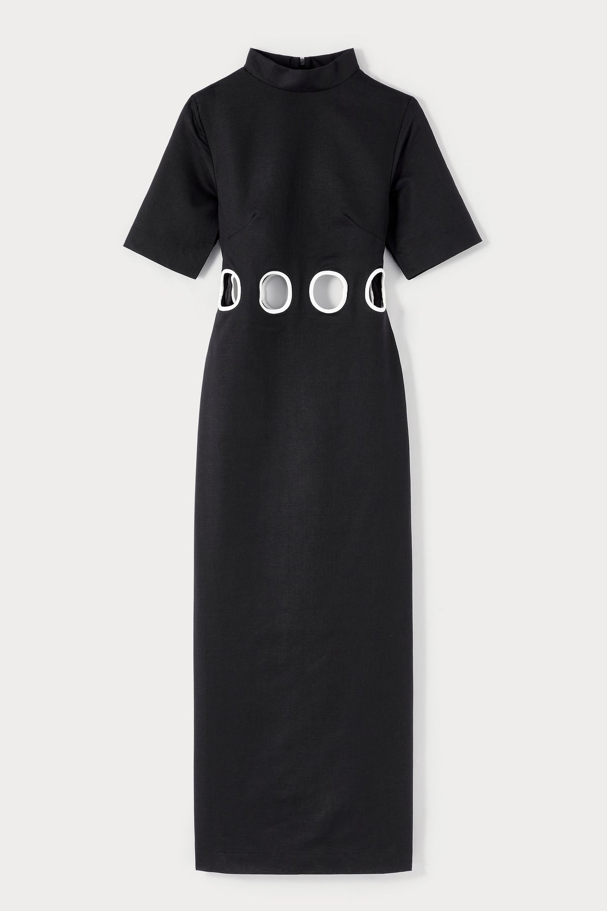 Robe Yayoi d'été à trous - Black