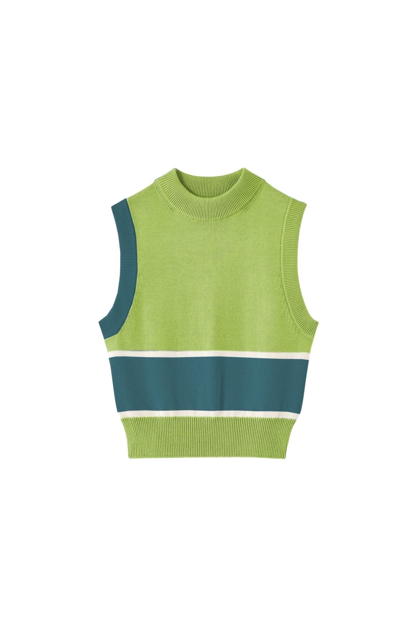 ANIS CELADON FRIDA GILET haut en tricot sans manches