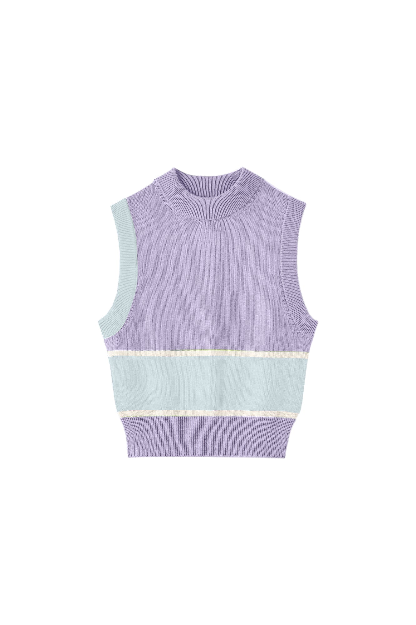 LILAC LIGHT BLUE FRIDA GILET haut en tricot sans manches