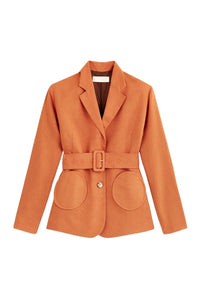 ORANGE & CHESTNUT HENRY JACKET Blazer ceinturé
