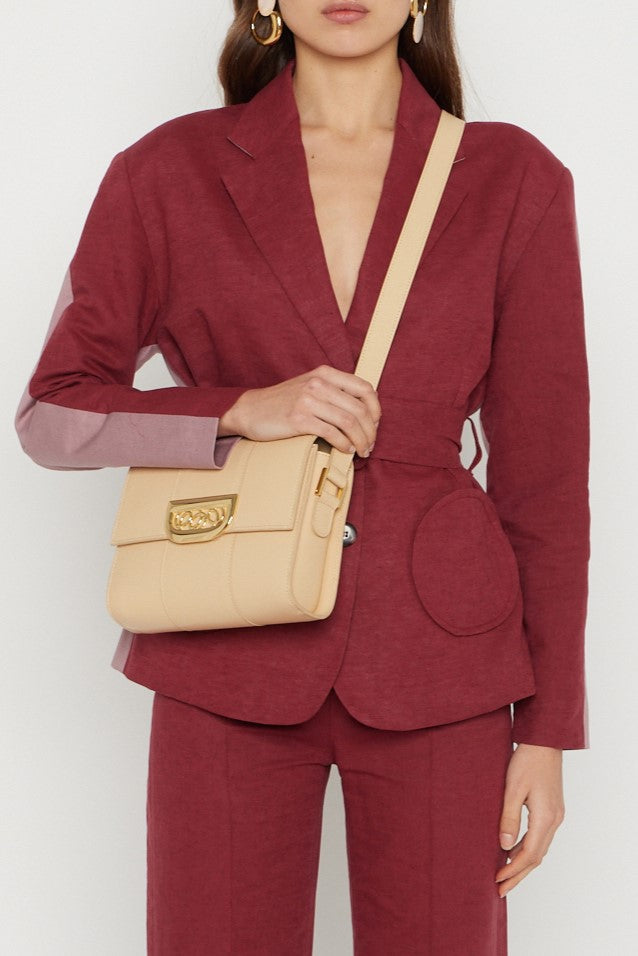 ORANGE & CHESTNUT HENRY JACKET Blazer ceinturé