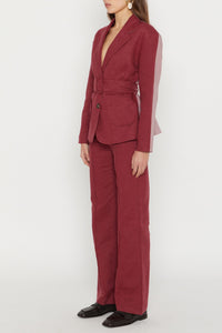 ORANGE & CHESTNUT HENRY JACKET Blazer ceinturé