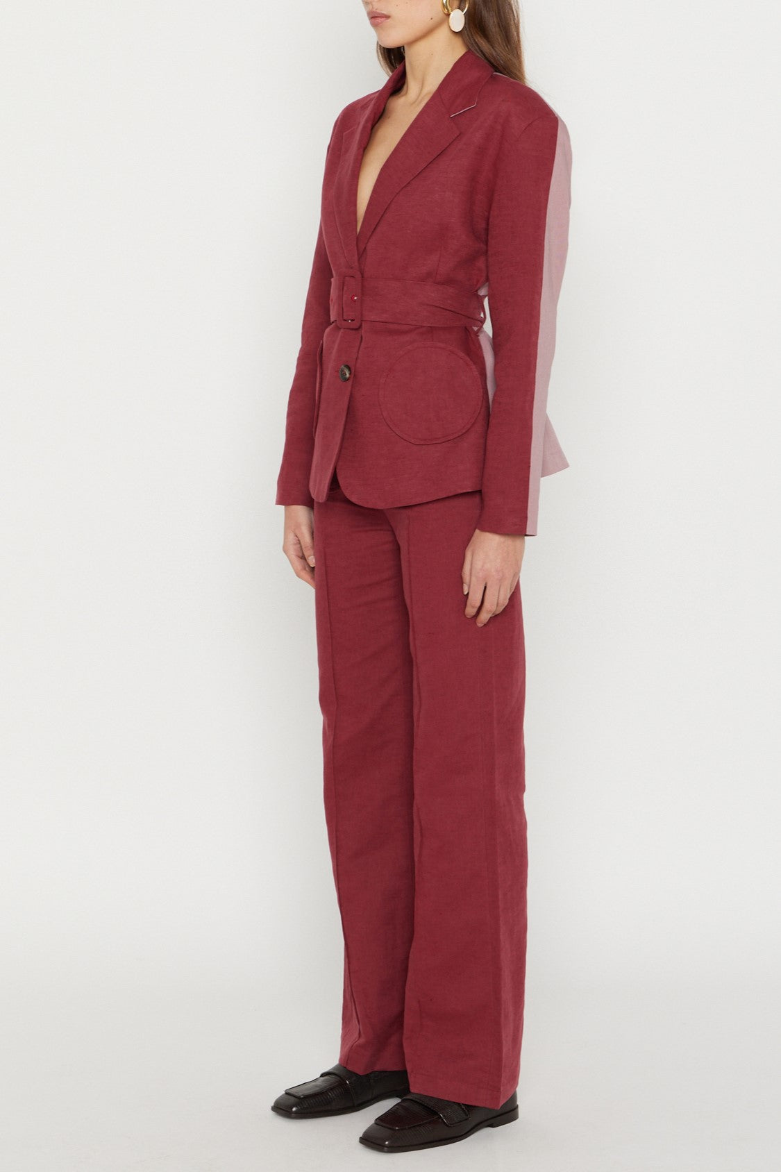 ORANGE & CHESTNUT HENRY JACKET Blazer ceinturé