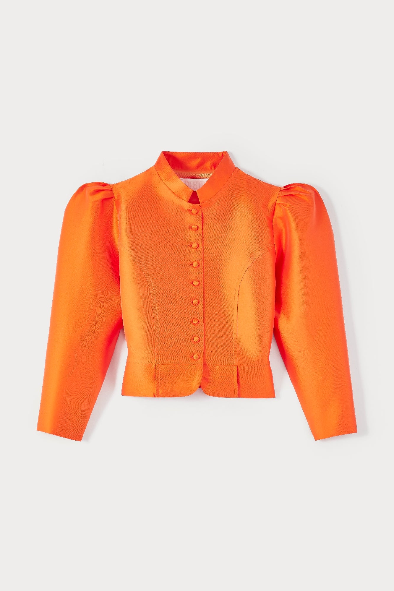 ORANGE AMOAKO SMART veste à manches bouffantes en satin