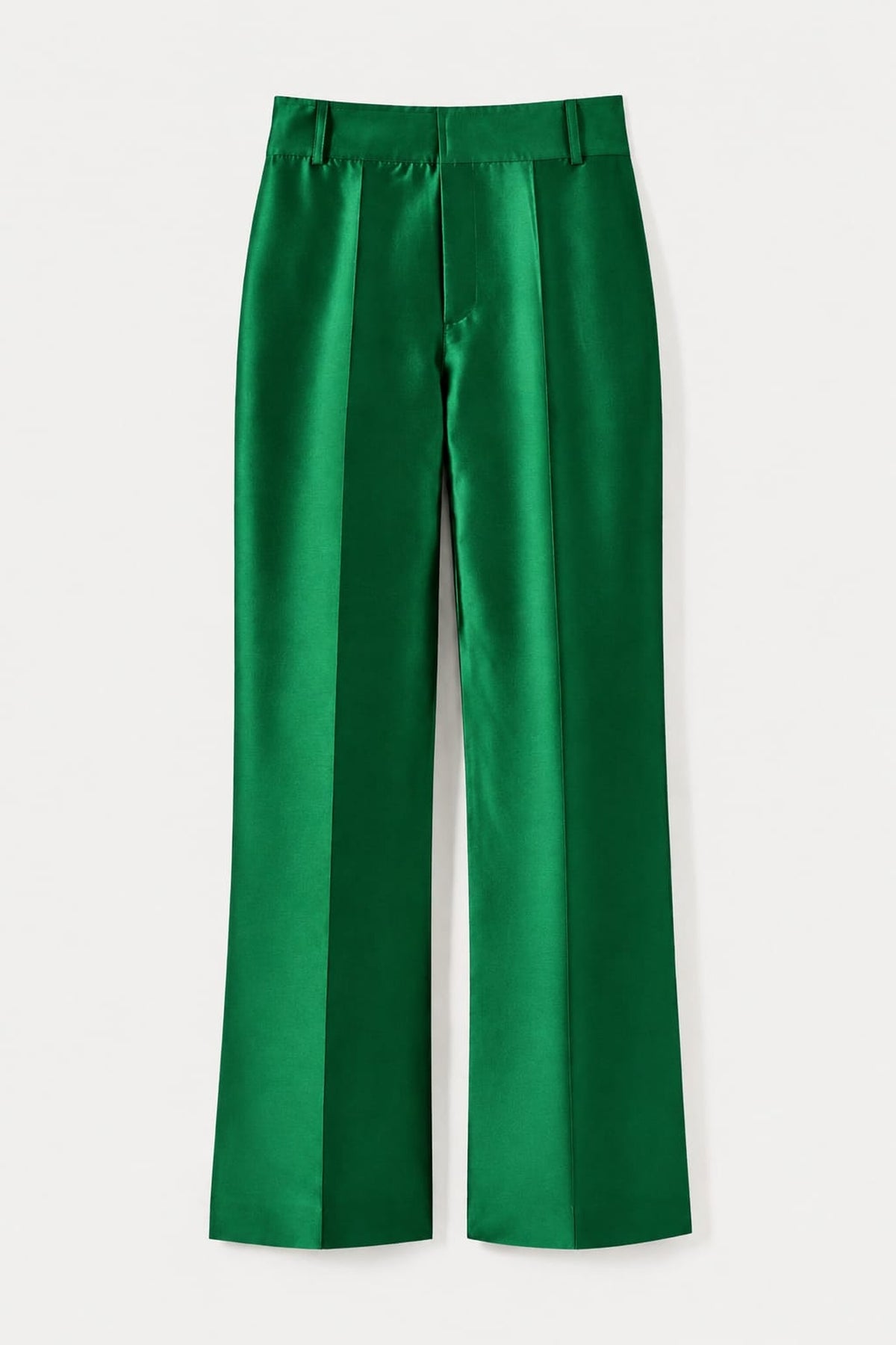 Pantalon Yoshitomo en satin - Forest