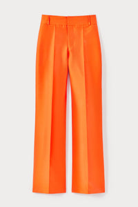 ORANGE YOSHI SMART pantalon évasé en satin