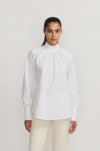 Trenchcoat Robert court denim - White