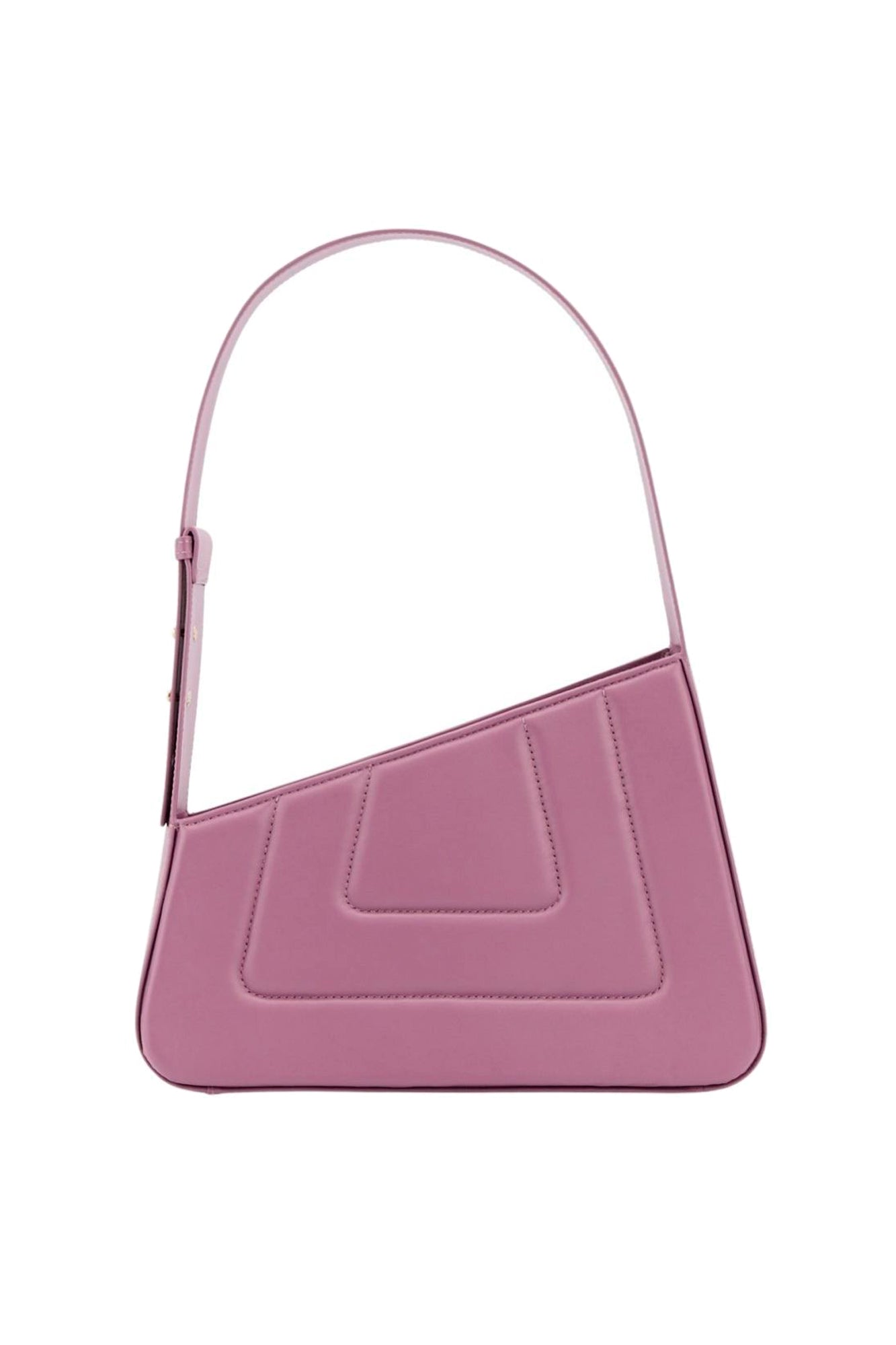 LILAC ALBERT MEDIUM QUILTED Sac matelassé en cuir asymétrique