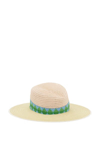 NATURAL ANIS CINDY HAT BICOLOR STRAW Chapeau de paille naturelle