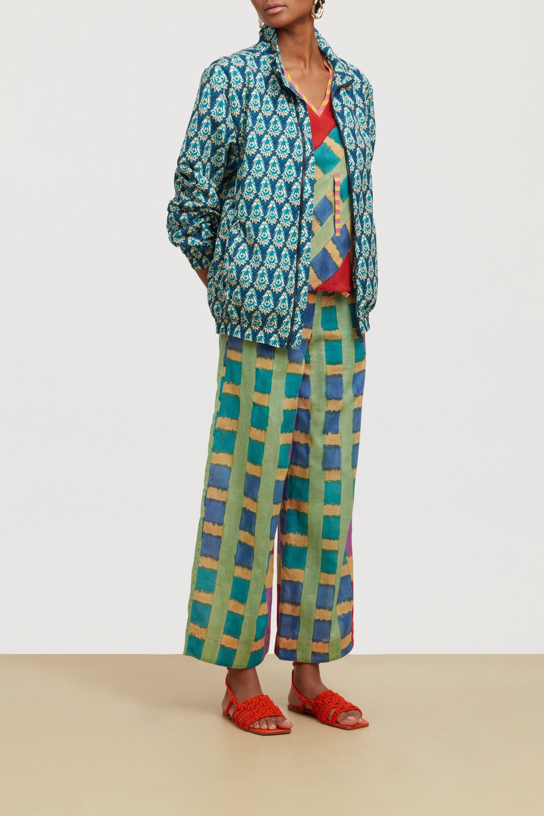 Blouse Banyan en coton - Green