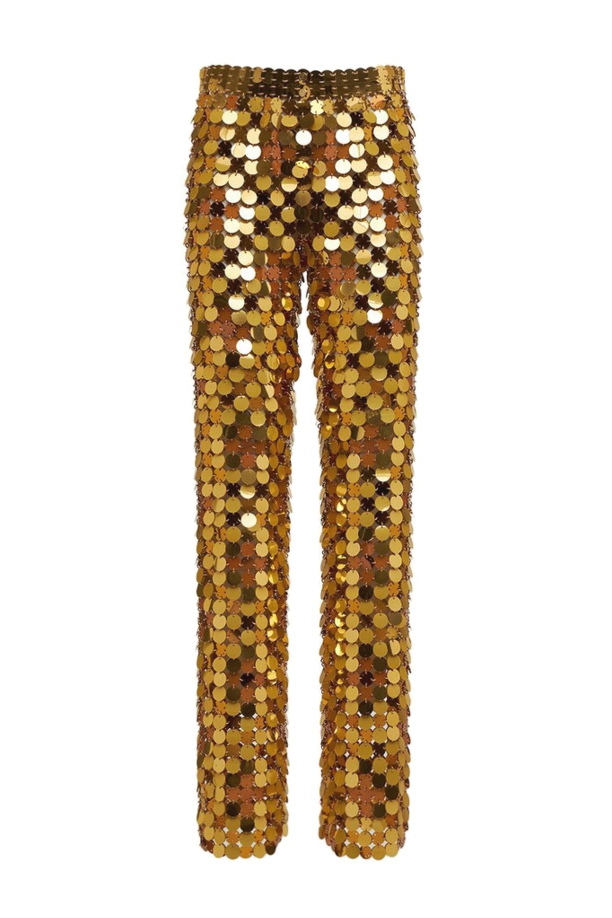 Pantalon brillant à disques - Gold