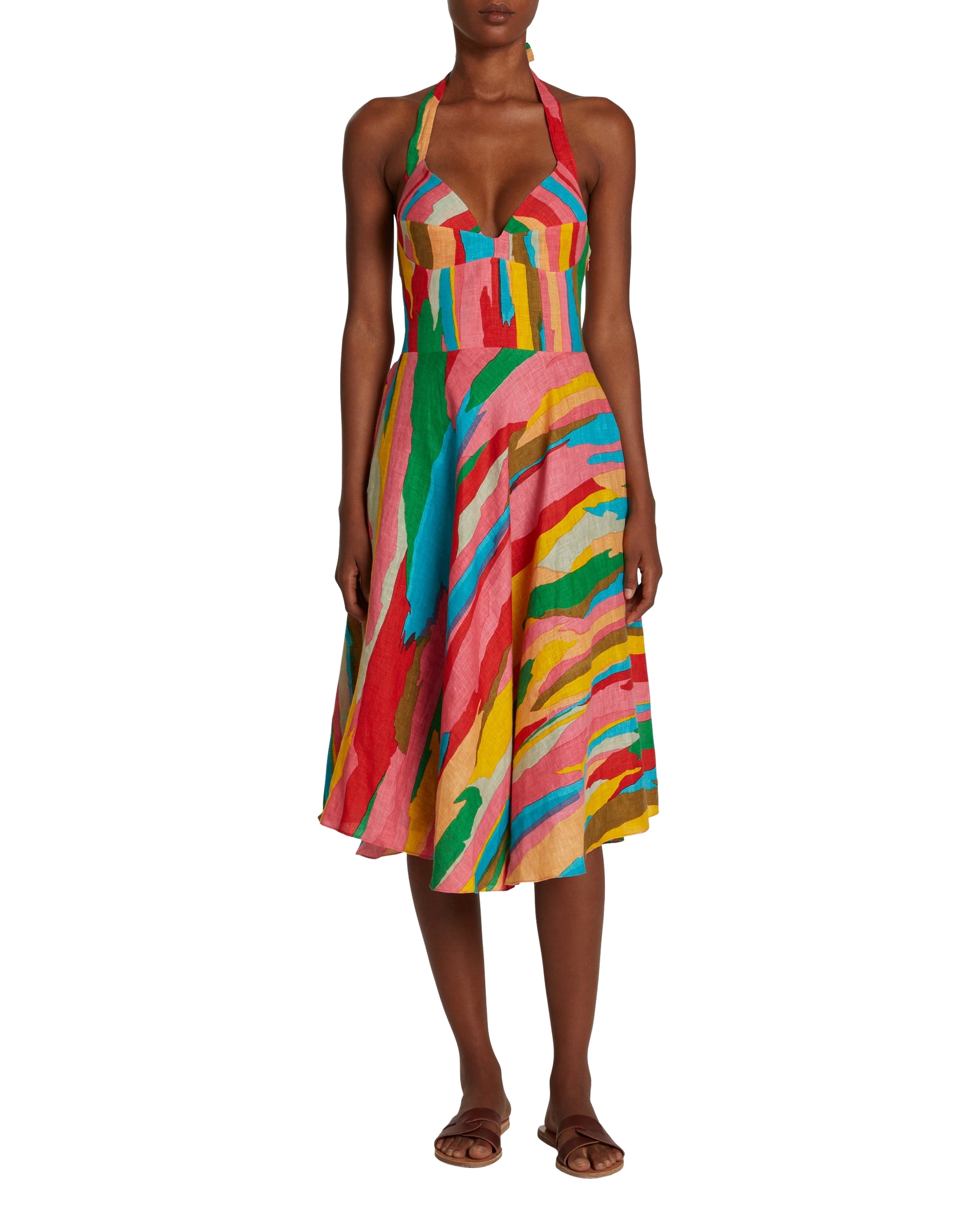 Stella midi dress - Pink