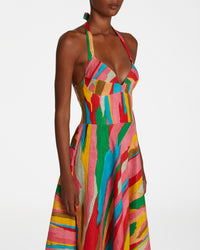 Stella midi dress - Pink