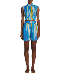 Short Beatrice à imprimé - Blue
