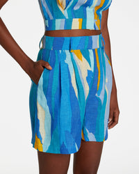 Short Beatrice à imprimé - Blue