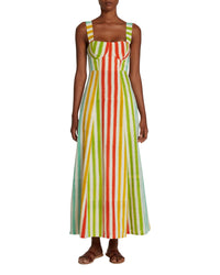 Robe longue Azzurra - Multicolore