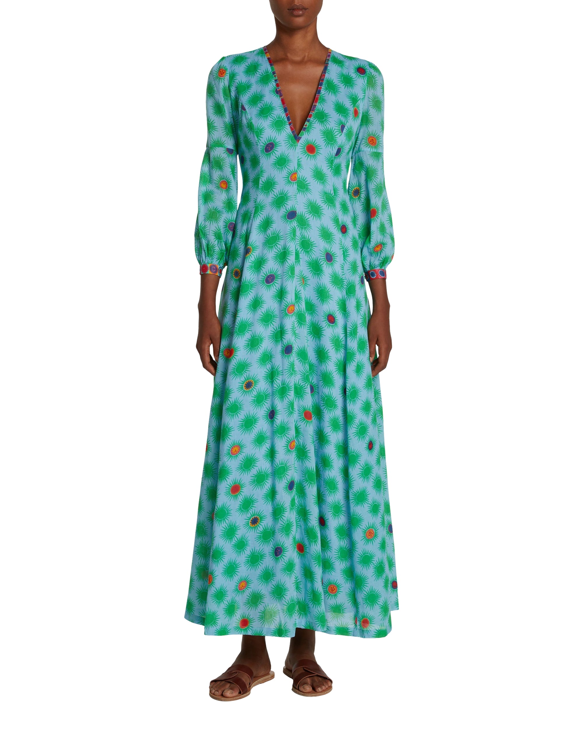 Clarissa maxi dress - Green