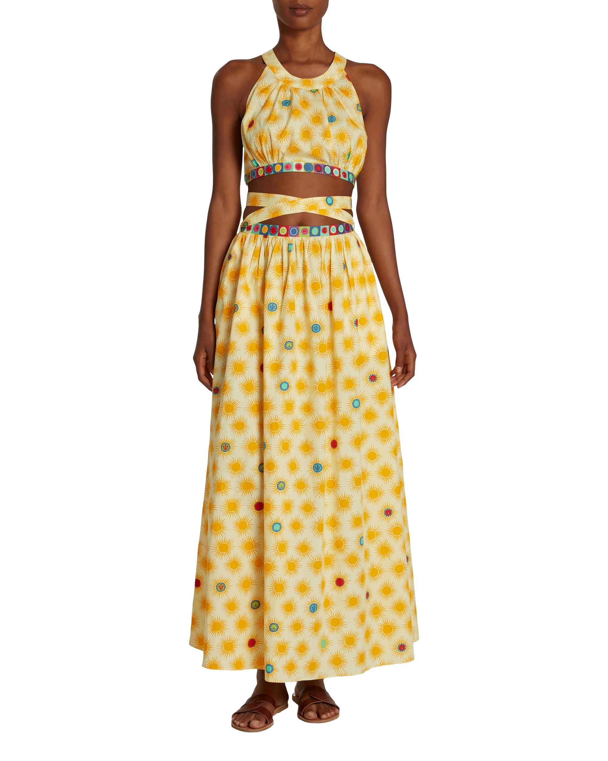 Robe longue Alaia - Yellow