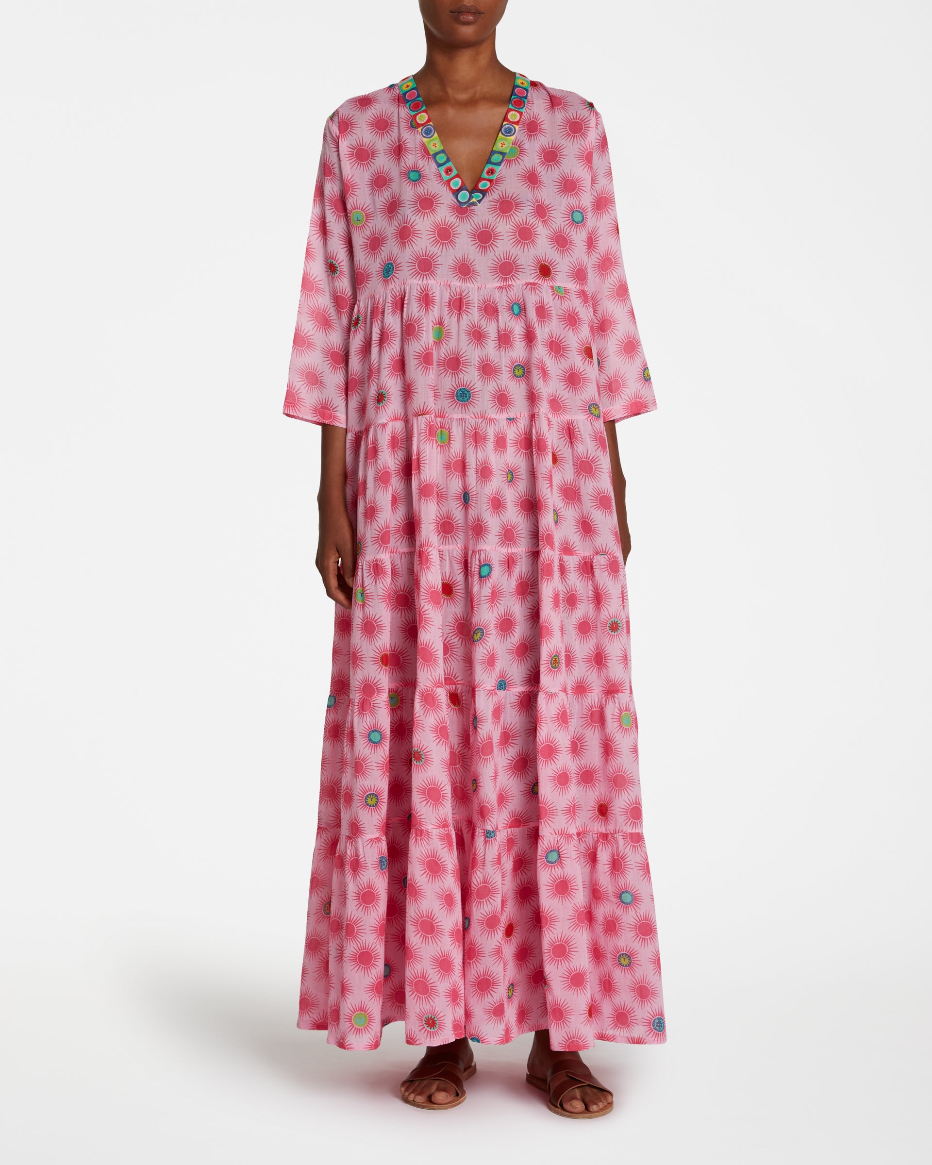 Long Caftan - Pink