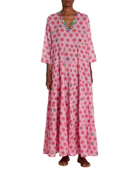 Caftan long Alba - Pink