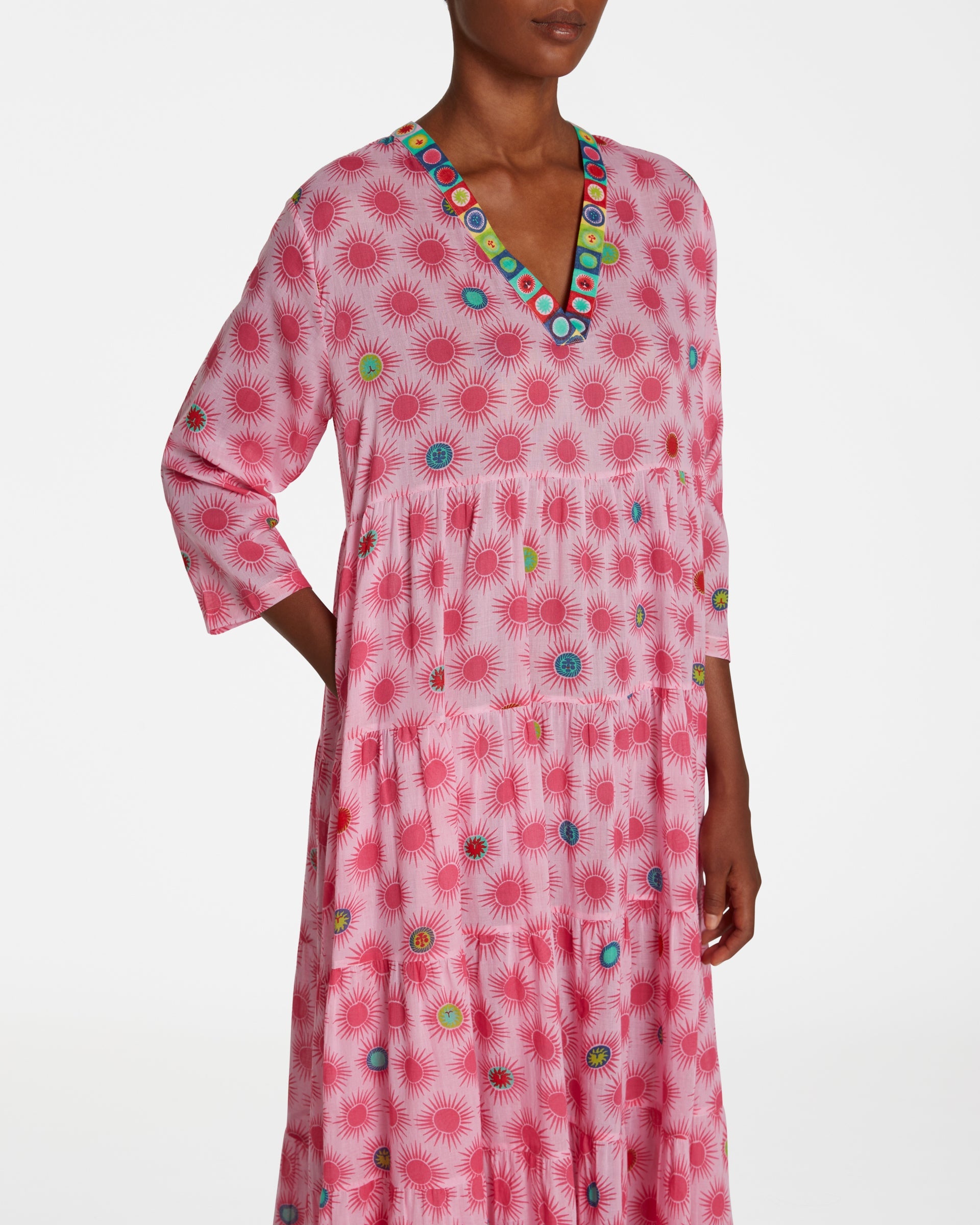 Long Caftan - Pink