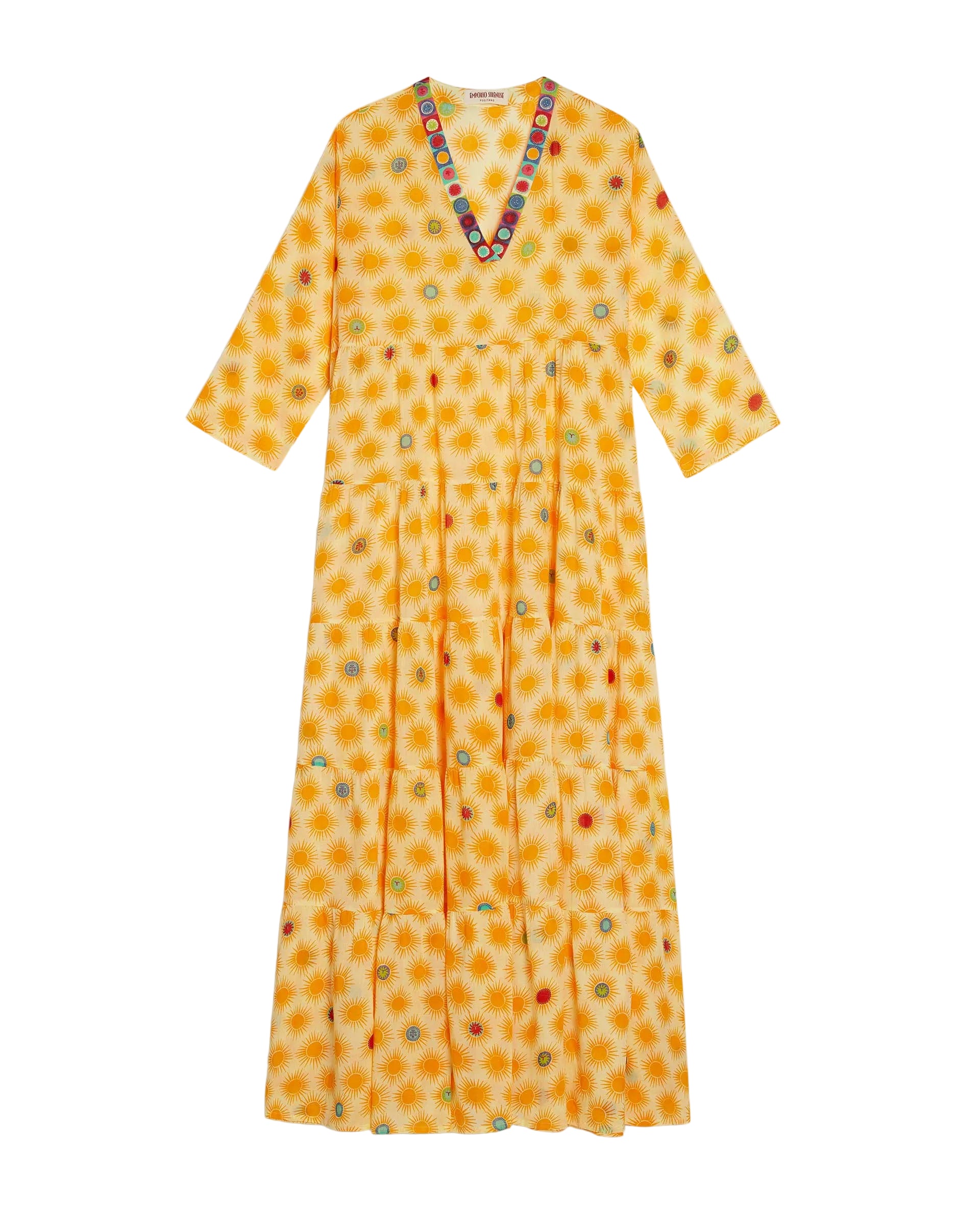 Lucy midi dress - Yellow