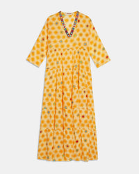 Long Caftan - Yellow